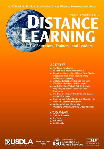 Cover image for Distance Learning Magazine, Volume 12, Issue 2, 2015