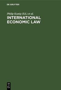 Cover image for International Economic Law: Basic Documents