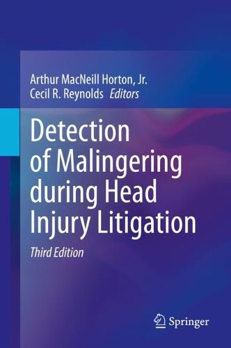 Cover image for Detection of Malingering during Head Injury Litigation
