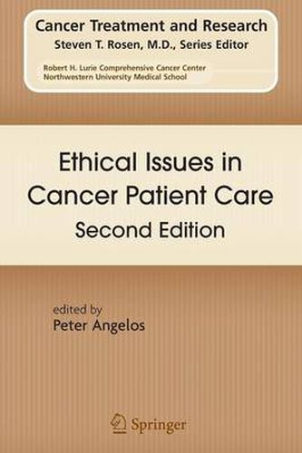 Cover image for Ethical Issues in Cancer Patient Care