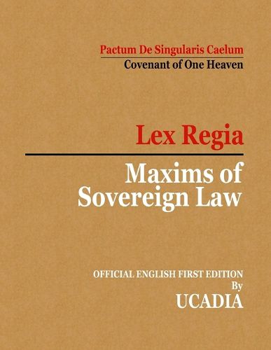 Cover image for Maxims of Sovereign Law