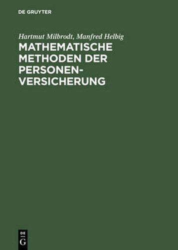 Cover image for Mathematische Methoden der Personenversicherung