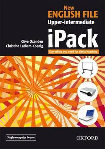 Cover image for New English File Upper Intermediate iPack Single User