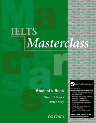 Cover image for IELTS Masterclass: Student's Book with Online Skills Practice Pack: Preparation for students who require IELTS for academic purposes