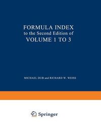 Cover image for Formula Index to the Second Edition of Volume I to III