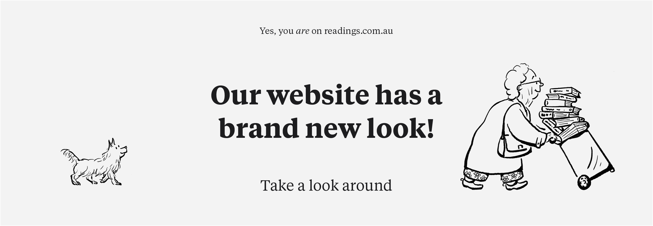 Our website has a brand new look! Take a look around