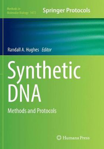 Cover image for Synthetic DNA: Methods and Protocols