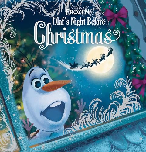 Cover image for Frozen: Olaf's Night Before Christmas (Disney: Deluxe Storybook)
