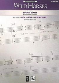 Cover image for Wild Horses: Easy Piano, Sheet