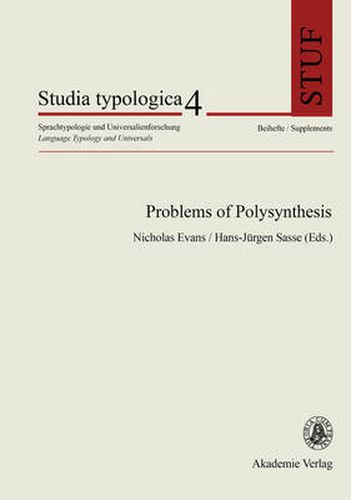Cover image for Problems of Polysynthesis