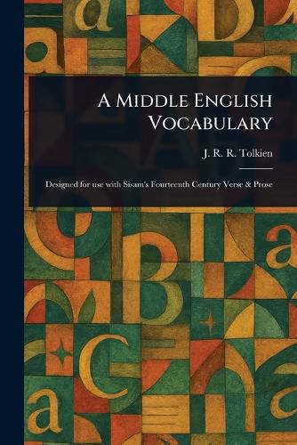 Cover image for A Middle English Vocabulary