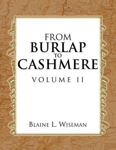 Cover image for From Burlap to Cashmere Volume II