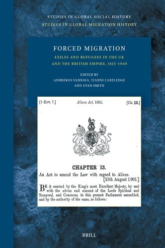 Cover image for Forced Migration: Exiles and Refugees in the UK and the British Empire, 1815-1949