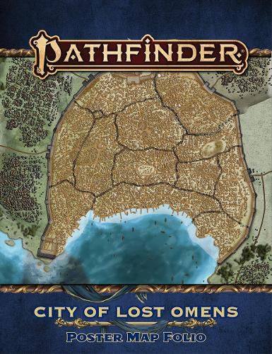 Cover image for Pathfinder Lost Omens: City of Lost Omens Poster Map Folio (P2)