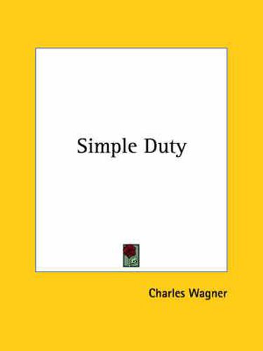Cover image for Simple Duty