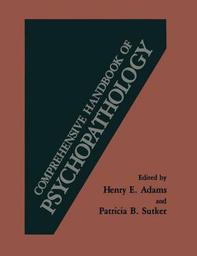 Cover image for Comprehensive Handbook of Psychopathology