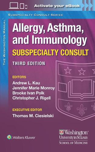 Cover image for The Washington Manual Allergy, Asthma, and Immunology Subspecialty Consult