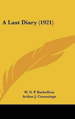 A Last Diary (1921)