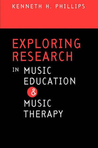 Cover image for Exploring Research in Music Education and Music Therapy