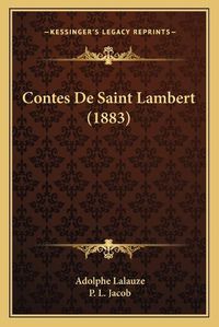 Cover image for Contes de Saint Lambert (1883)