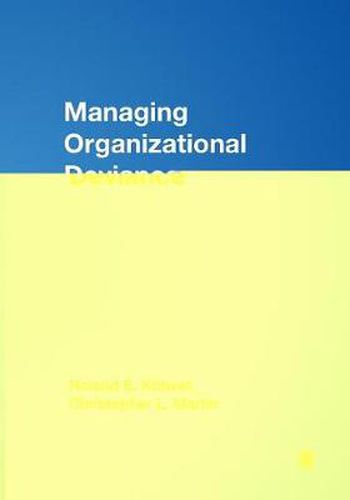 Cover image for Managing Organizational Deviance