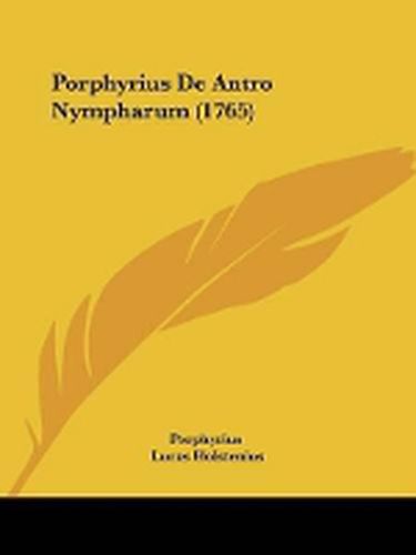 Cover image for Porphyrius De Antro Nympharum (1765)