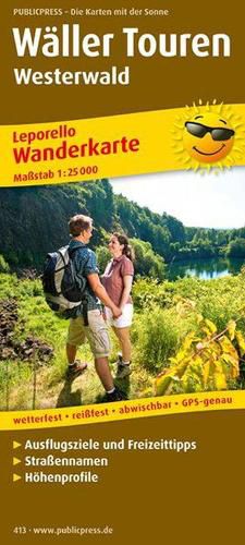 Cover image for Wall tours, hiking map 1:25,000