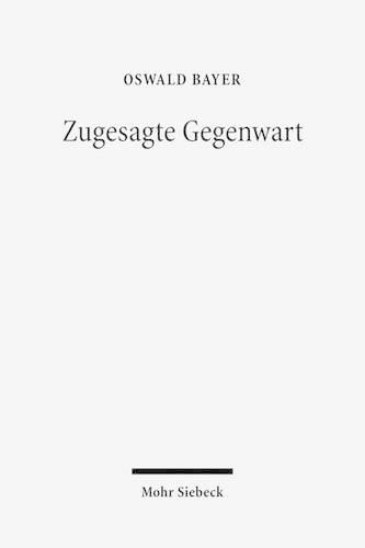 Cover image for Zugesagte Gegenwart