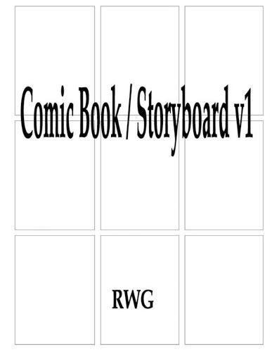 Cover image for Comic Book / Storyboard v1: 100 Pages 8.5  X 11