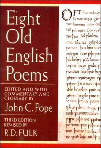 Eight Old English Poems