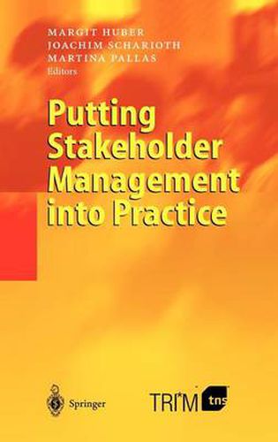 Cover image for Putting Stakeholder Management into Practice