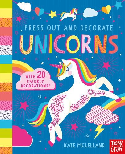 Cover image for Press Out and Decorate: Unicorns