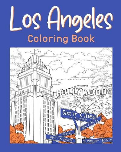 Cover image for Los Angeles Coloring Book