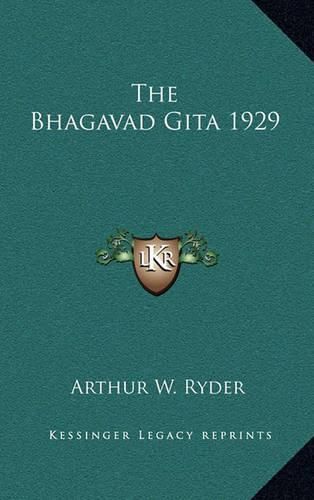 The Bhagavad Gita 1929