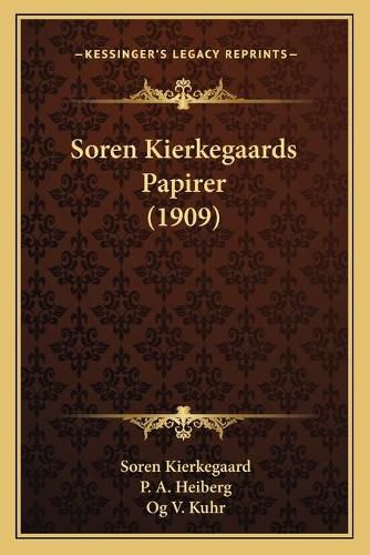 Cover image for Soren Kierkegaards Papirer (1909)