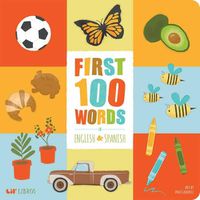 Cover image for First 100 Words in English and Spanish