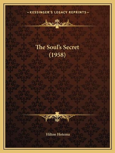 Cover image for The Soul's Secret (1958)