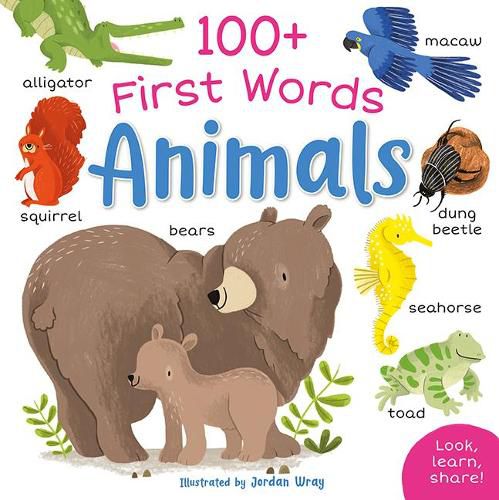 Cover image for 100+ First Words: Animals