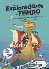 Cover image for Las expediciones de los vikingos