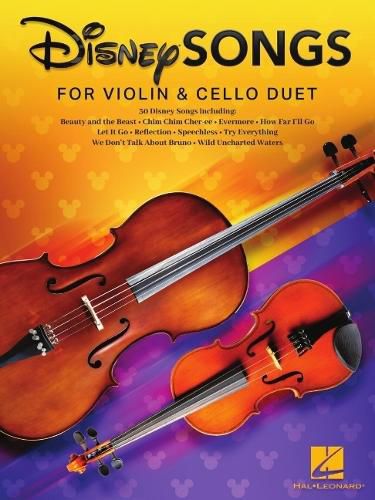 Cover image for Disney Songs for Violin and Cello Duet