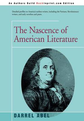 Cover image for The Nascence of American Literature