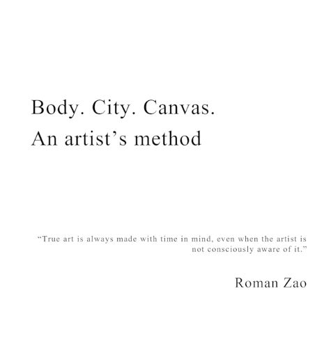 Cover image for Body. City. Canvas. An Artist's Method