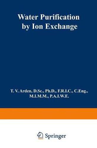 Cover image for Water Purification by Ion Exchange