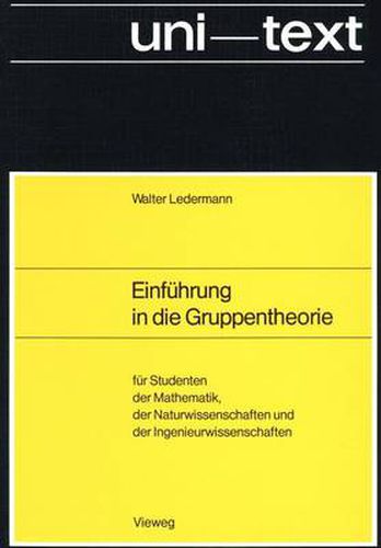 Cover image for Einfuhrung in die Gruppentheorie
