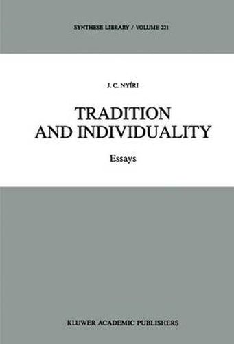 Cover image for Tradition and Individuality: Essays