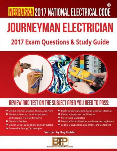 Cover image for Nebraska 2017 Journeyman Electrician Exam Questions and Study Guide
