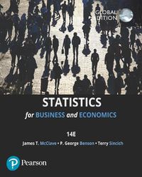 Cover image for Statistics for Business & Economics, Global Edition