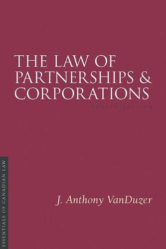 Cover image for The Law of Partnerships and Corporations