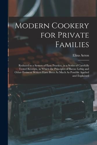 Cover image for Modern Cookery for Private Families