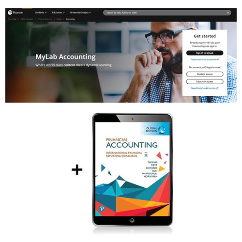 Cover image for MyLab Accounting with Pearson eText for Financial Accounting, Global Edition